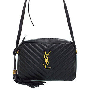Saint Laurent Quilted Matelasse Paris Lou Camera Chain Shoulder Bag